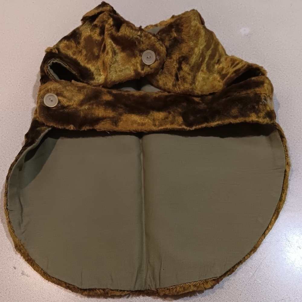 Vintage Hand Made Faux Fur Dog Coat - Picture 7 of 8